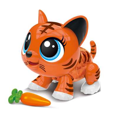 Electronic pet tiger 2019 New electric kids toys smart animal robot pet feeding following walking